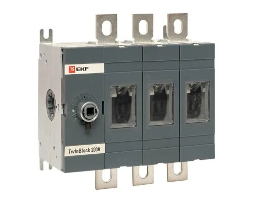 Рубильник 200A 3P без рукоятки управления TwinBlock (tb-s-200-3p)