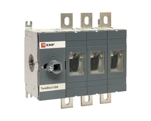 Рубильник 630A 3P без рукоятки управления TwinBlock (tb-s-630-3p)