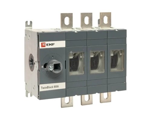 Рубильник 800A 3P без рукоятки управления TwinBlock (tb-s-800-3p)