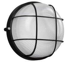 Светильник НПП1302 круг с решеткой 60Вт IP54 черный (LNPP0-1302-1-060-K02)