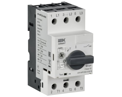 Автоматический выключатель защиты двигателя A1 GV2P 1-1,6А ARMAT (AR-MPCB-A1B16)