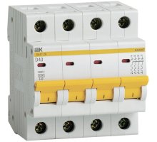 ВА47-29 4P D 40А 4,5кА KARAT (MVA20-4-040-D)