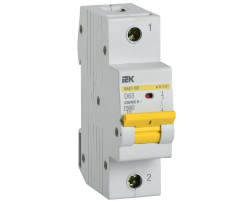 ВА47-150 1P D 63А 15кА KARAT (MVA50-1-063-D)
