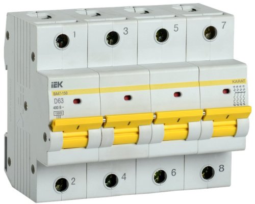 ВА47-150 4P D 63А 15кА KARAT (MVA50-4-063-D)