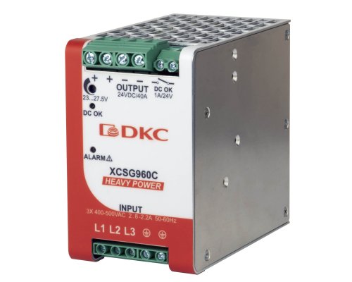 Источник питания трёхфазный, 960Вт, 20А, 48В, с ORing диодом (XCSG960D)
