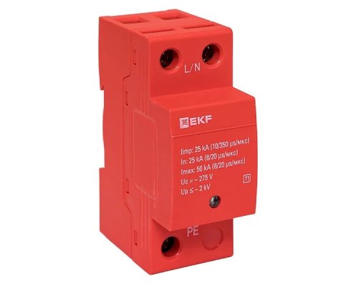 Limp 25kA (10/350μs) 1P класс 1 (spd-t1-1p)