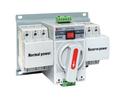 АВР МCB 20А (C) 3Р 400В PROxima (ats-mcb-20c-3p-pro)