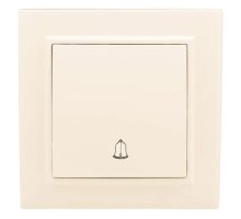 Минск Кнопка звонка СП, 10А, бежевый (ERV10-027-20)