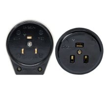 Разъем РШ-ВШ 32А 250В 2P+PE (ОУ) карболитовый черный PROxima (AS-250-O-03)