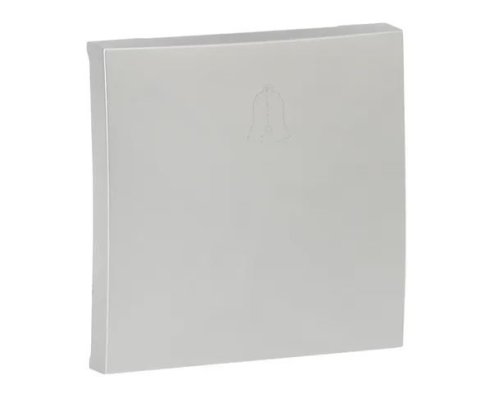 Валенсия Лицевая панель кнопки звонка 10А сталь (ESV10-L-026-30)