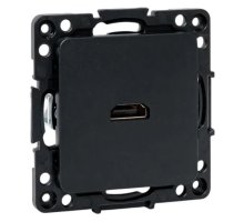 Стокгольм Механизм розетки HDMI черный (EZA00-327-10)