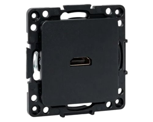 Стокгольм Механизм розетки HDMI черный (EZA00-327-10)