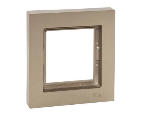 Рамка 1-местная IP44, шампань, пластик Эпика (UP1-FPC-01-44)