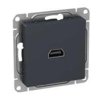 Механизм розетки HDMI, графит Эпика (UP1-SOG-HDMI)