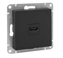 Механизм розетки HDMI, чёрный Эпика (UP1-SOB-HDMI)