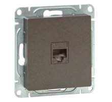 Механизм розетки RJ45 (cat5), мокко Эпика (UP1-SOM-RJ45-5)