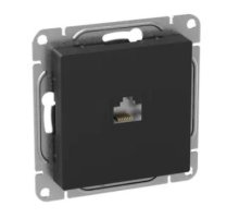 Механизм розетки RJ45 (cat5), чёрный Эпика (UP1-SOB-RJ45-5)