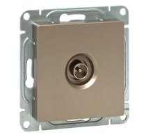 Механизм розетки TV, одиночная, шампань Эпика (UP1-SOC-TV-1)