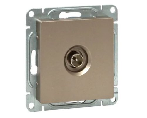 Механизм розетки TV, одиночная, шампань Эпика (UP1-SOC-TV-1)