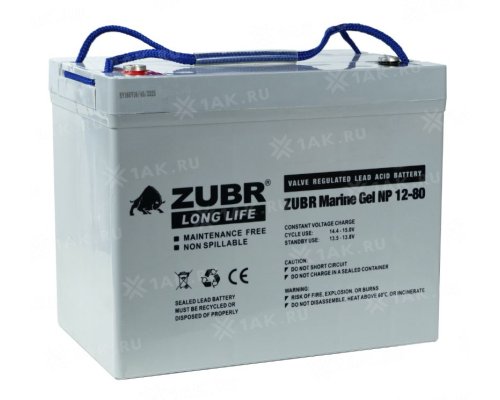 ZUBR Marine Gel NP 12-80Ah