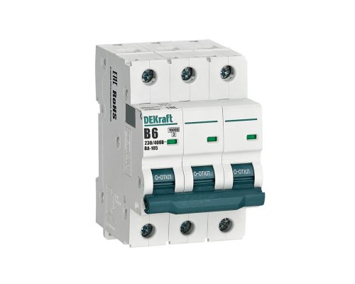 ВА-105 3P 6А B 10кА (13127DEK)