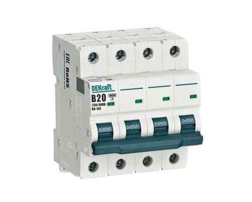 ВА-105 4P 20А B 10кА (13142DEK)