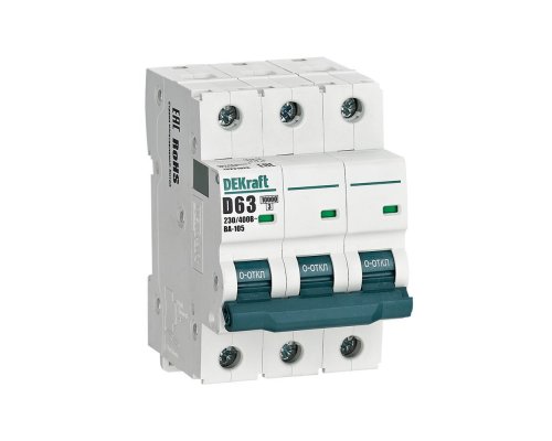 ВА-105 3P 63А D 10кА (13231DEK)