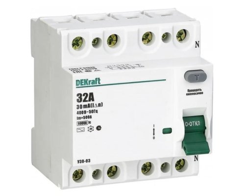 УЗО-03 ВДТ 4P 32А 300мА тип AC 6кА (14250DEK)
