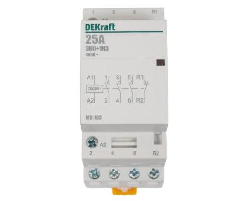 3НО+1НЗ 25А 230В МК-103 (18068DEK)