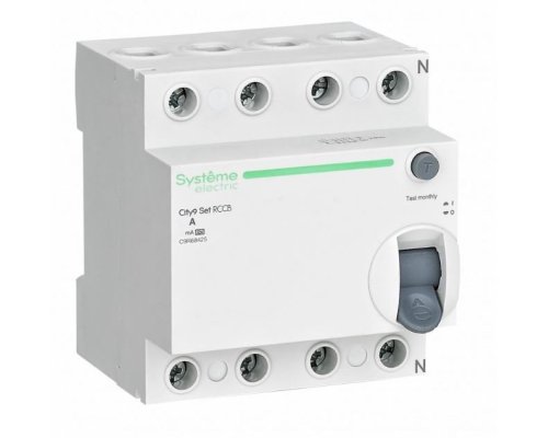 City9 Set ВДТ 4P 40А 30мА Тип-A 400В (C9R68440)