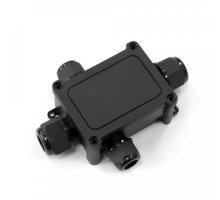 Коробка распределительная 4-вводная IP68 ПА66 40А 450В d5-14 мм 135х96х42 черная (PR08.13149) (Промрукав)
