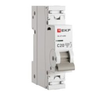 ВА 47-63N 1P 20А (C) 4,5 кА PROXIMA (M634120C)