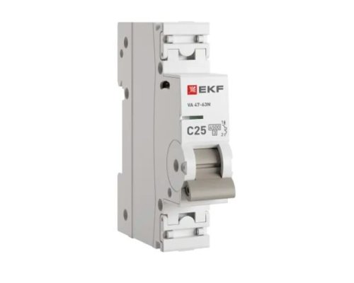 ВА 47-63N 1P 25А (C) 4,5 кА PROXIMA (M634125C)