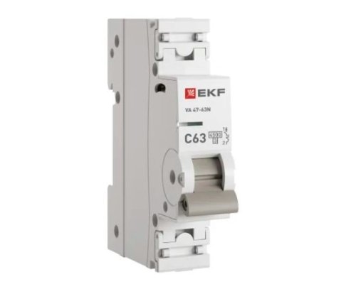 ВА 47-63N 1P 63А (C) 4,5 кА PROXIMA (M634163C)