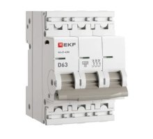 ВА 47-63N 3P 63А (D) 4,5 кА PROXIMA (M634363D)