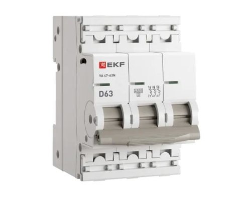 ВА 47-63N 3P 63А (D) 4,5 кА PROXIMA (M634363D)