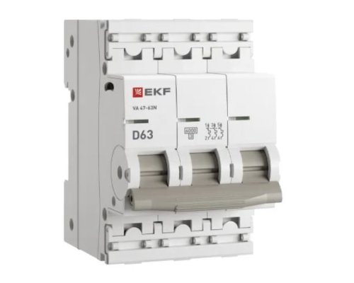 ВА 47-63N 3P 63А (D) 6кА PROXIMA (M636363D)