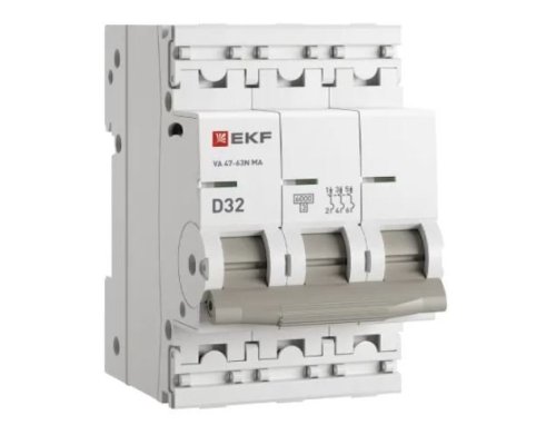 ВА 47-63N MA 3P 32А (D) 6кА PROXIMA (M63MA6332D)