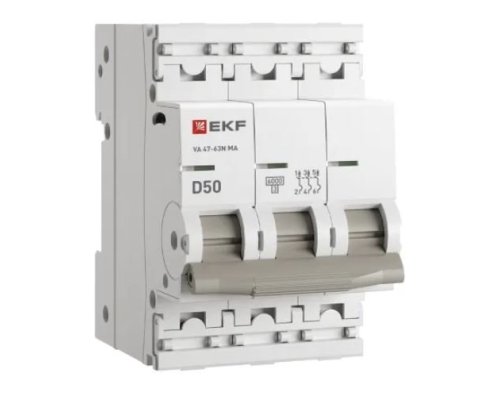 ВА 47-63N MA 3P 50А (D) 6кА PROXIMA (M63MA6350D)