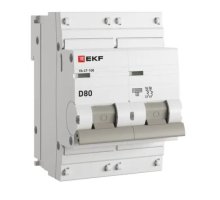 ВА 47-100 2P 80А (D) 10kA PROXIMA (mcb47100-2-80D-pro)