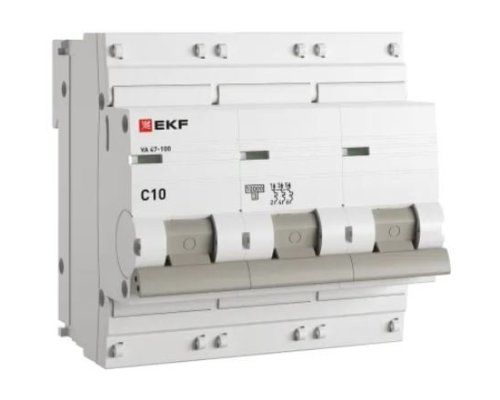 ВА 47-100 3P 10А (C) 10kA PROXIMA (mcb47100-3-10C-pro)