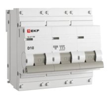 ВА 47-100 3P 10А (D) 10kA PROXIMA (mcb47100-3-10D-pro)