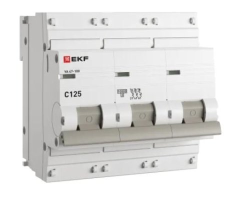 ВА 47-100 3P 125А (C) 10kA PROXIMA (mcb47100-3-125C-pro)