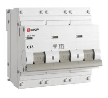 ВА 47-100 3P 16А (C) 10kA PROXIMA (mcb47100-3-16C-pro)