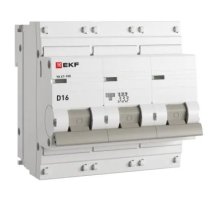 ВА 47-100 3P 16А (D) 10kA PROXIMA (mcb47100-3-16D-pro)