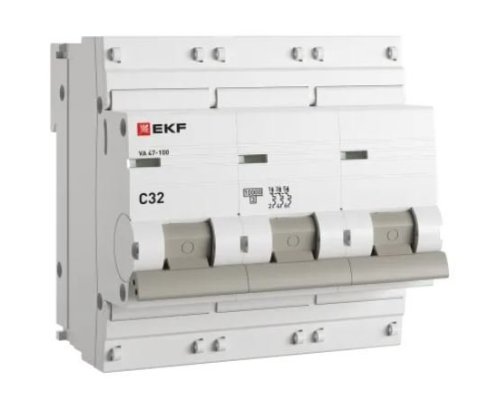 ВА 47-100 3P 32А (C) 10kA PROXIMA (mcb47100-3-32C-pro)
