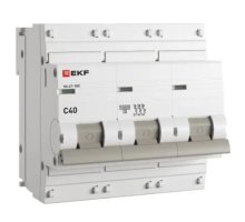 ВА 47-100 3P 40А (C) 10kA PROXIMA (mcb47100-3-40C-pro)