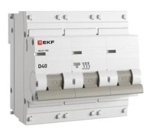 ВА 47-100 3P 40А (D) 10kA PROXIMA (mcb47100-3-40D-pro)