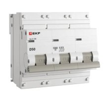 ВА 47-100 3P 50А (D) 10kA PROXIMA (mcb47100-3-50D-pro)