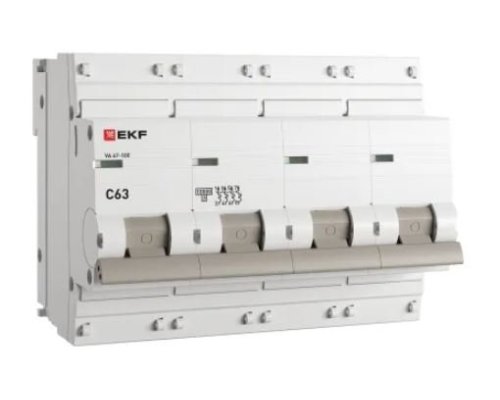 ВА 47-100 4P 63А (C) 10kA PROXIMA (mcb47100-4-63C-pro)
